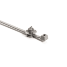 Hellermanntyton - Lanière avec pied sapin 200x4.6mm Øtrou 6.4 à 7.1mm en PA46 gris - T50RFT6