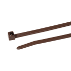 Hellermanntyton - Collier 260x3.3 mm en PA66 Haute température Marron - T30LR