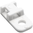 Hellermanntyton - Embase à visser avec trou Ø 4,3 mm en PA66 blanc - CTAM1