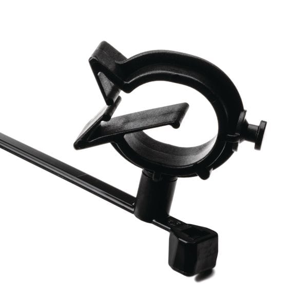 Hellermanntyton - Lanière 155x4.7mm avec clip Ø10 à 14mm en PA66HIRHS noir - T50SVCOC10-14
