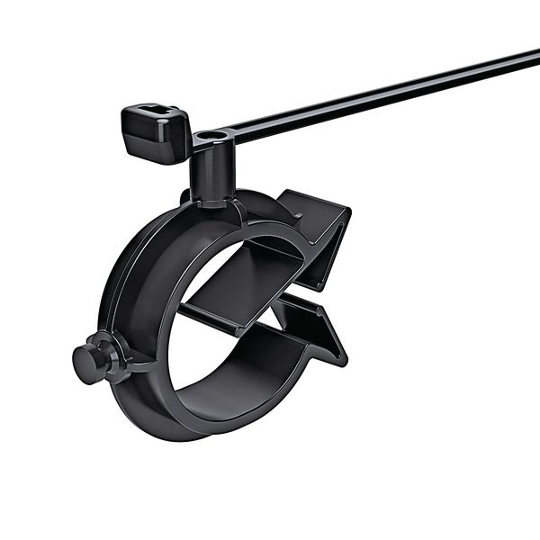 Hellermanntyton - Lanière 155x4.7mm avec clip Ø 19 à 24.5 mm en PA66HIRHS noir - T50SVCOC19-245