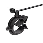 Hellermanntyton - Lanière 155x4.7mm avec clip Ø 19 à 24.5 mm en PA66HIRHS noir - T50SVCOC19-245