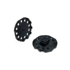 Hellermanntyton - Embase pour adhésif liquide 36x36mm en PA66HS noir - PMB5