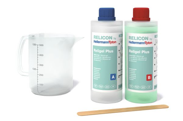 Hellermanntyton - Gel en jerrican à couler - Religel Plus ( 2 x 250 millilitres ) (1)
