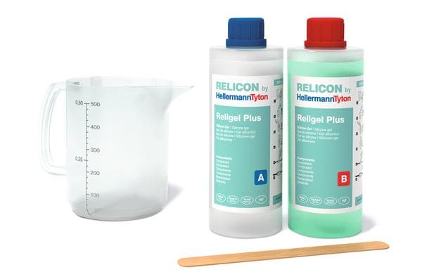 Hellermanntyton - Gel en jerrican à couler - Religel Plus ( 2 x 250 millilitres ) (1)