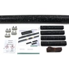 Hellermanntyton - Kit de réparation de câbles LVK-C-5x6-25, connectique incluse, rétreint 4:1