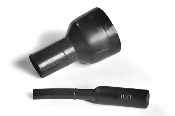 Hellermanntyton - Embout thermo droit, Ø entrée/sortie 16.5 /7 / 10.7 /3mm