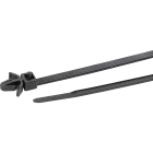Hellermanntyton - Lanière de fixation réouvrable 225x5 mm avec pied ancre en PA66 noir - RT50SFK