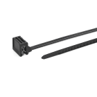 Hellermanntyton - Lanière de fixation pour bord de tôle 155 x 4.6 mm en PA66HS noir - T50SOSEC34E