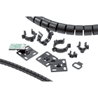 Hellermanntyton - Accessoire de fixation embase adhésive pour gaine Helawrap