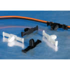 Hellermanntyton - ATSBCSFT6.5 - Support à enrubanner noir avec pied ancre ?6.5 mm