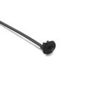 Hellermanntyton - Lanière à pied ancre 159x4.6mm Ø 6.3 à 6.7 mm en PA66HS noir - T50SOSSFT65E