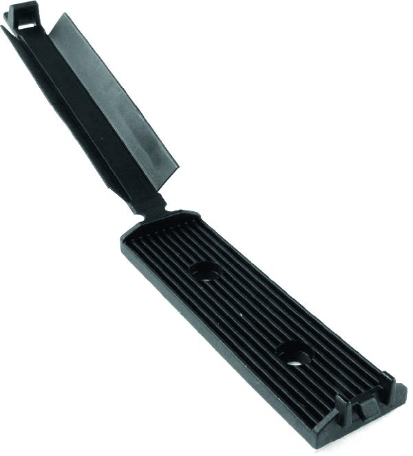 Hellermanntyton - Embase adhesive pour cable plat avec capot 56x25mm en PA66HIR noir - FKH50APT-I