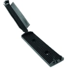 Hellermanntyton - Embase adhesive pour cable plat avec capot 56x25mm en PA66HIR noir - FKH50APT-I