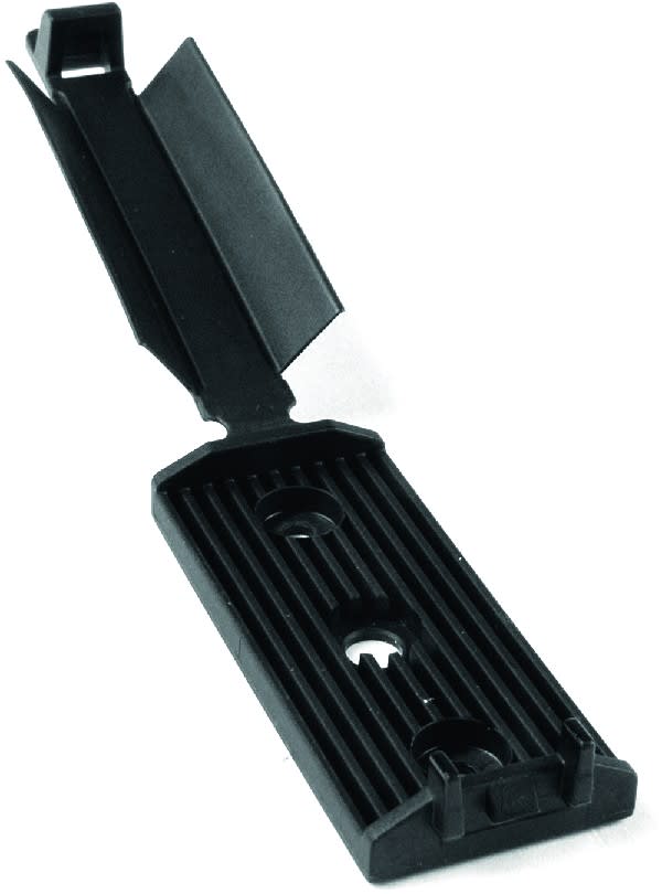 Hellermanntyton - Embase adhesive pour cable plat avec capot 86x25mm en PA66HIR noir - FKH80APT-I