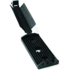 Hellermanntyton - Embase adhesive pour cable plat avec capot 86x25mm en PA66HIR noir - FKH80APT-I
