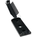 Hellermanntyton - Embase adhésive pour câble plat avec capot 85x25mm en PA66HIR noir - FKH80A