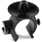 Hellermanntyton - Clip inconnectable à pied ancre pour tube Ø13.7 à 14.7mm en PA66HIR noir-IPC15AH