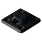 Hellermanntyton - Embase adhésive carrée 13x13mm en PA66 noir - MB2A