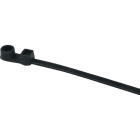 Hellermanntyton - Lanière de fixation avec oeillet 395x7.6mm en PA66 Résistant aux UV noir -T120MR