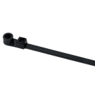 Hellermanntyton - Lanière de fixation avec oeillet 160x3.5mm en PA66 noir - T30MR