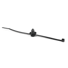 Hellermanntyton - Lanière avec pied sapin 150x3.5mm Øtrou 6.4 à 7.1mm en PA66HS noir - T30RFT6
