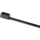 Hellermanntyton - Lanière double-tête 395x4.7mm en PA66 Haute température noir -T50LDH