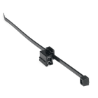 Hellermanntyton - Lanière de fixation pour bord de tôle 200 x 4.6 mm en PA66W noir - T50ROSEC5B