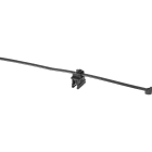 Hellermanntyton - Lanière de fixation pour bord de tôle 100 x 2.5 mm en PA66HIRHS noir -T18REC10SD