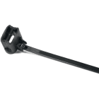 Hellermanntyton - Lanière de fixation 160x4.6mm pour goujon Ø 5 mm en PA66HS noir - T50SOSSB5HEC