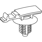 Hellermanntyton - Clip pour connecteur à pied sapin Ø trou 6.4 à 7,1 mm en PA66HIRHS noir-FT6LGCC