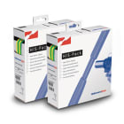 Hellermanntyton - Gaine thermo polyoléfine 2:1, HIS-PACK 3.2/1.6, vert/jaune, dévidoir 10m