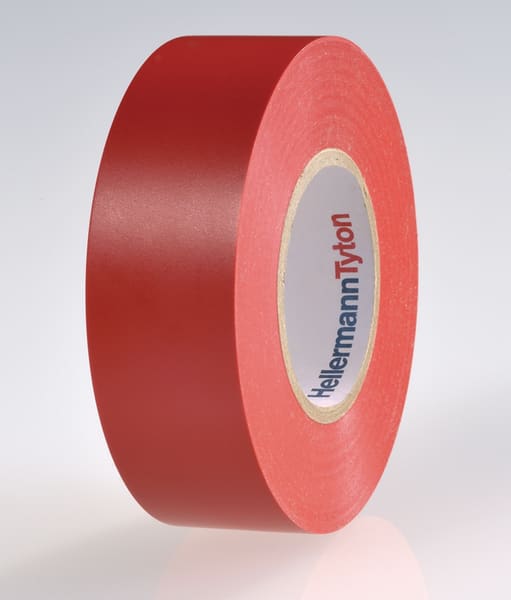 Hellermanntyton - Ruban adhesif Isolant PVC HelaTape Flex 15 - Rouge 19x20