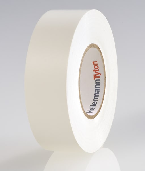 Hellermanntyton - Ruban adhesif Isolant PVC HelaTape Flex 15 - Blanc 19x20
