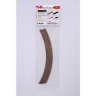 Hellermanntyton - Gaine thermorétractable HIS-3-BAG 1,5/0,5, marron,10 longueur de 200mm en sachet