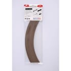 Hellermanntyton - Gaine thermorétractable HIS-3-BAG 3/1, marron, 10 longueur de 200mm en sachet