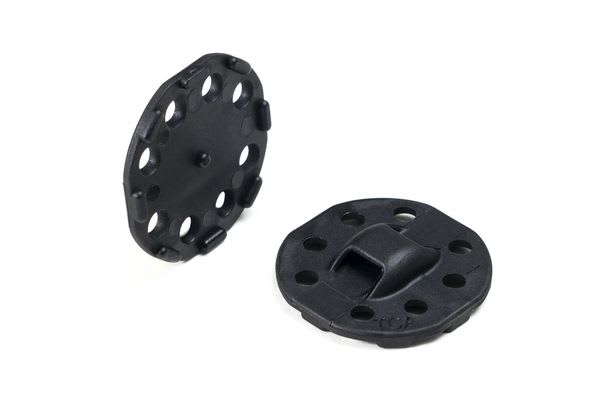 Hellermanntyton - Embase pour adhésif liquide 22,6x22,6mm en PA666V0 noir - PMB3