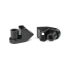 Hellermanntyton - Embase pour goujon Ø 5 mm et collier de largeur 8.5 mm maxi en PA66 noir - SBH1