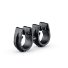 Hellermanntyton - Clips rotatifs interconnectés Ø14 et Ø14 mm en PA66HIRHSW noir - MOC14FMOC14M