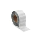 Hellermanntyton - Etiquettes auto-protégées TAG2T5-100B, 10000pcs, transfert thermique, blanc