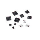 Hellermanntyton - Embase adhésive carrée 19x19mm en PA66 noir - MB3APT-A