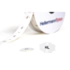 Hellermanntyton - Repères type TIPTAG en Polyuréthane, HF, 20X30, blanc, en rouleau de 1000pièces