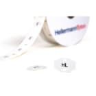 Hellermanntyton - Repères type TIPTAG en Polyuréthane, HF, 20X30, blanc, en rouleau de 1000pièces