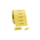 Hellermanntyton - Repères type TIPTAG en Polyuréthane, 20X51, jaunes, en rouleau de 1000pièces
