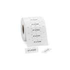 Hellermanntyton - Repères type TIPTAG en Polyuréthane, 20X51, blancs, en rouleau de 1000pièces