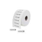 Hellermanntyton - Repères type TIPTAG en Polyoléfine (PO-X), 20X51, jaunes, en rouleau de 1000pcs