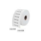 Hellermanntyton - Repères type TIPTAG en Polyoléfine (PO-X), 20X51, jaunes, en rouleau de 1000pcs