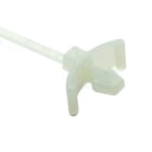 Hellermanntyton - Lanière à pied ancre 100x2.5mm pour trou Ø 4.6 à 4.8 mm en PA66 Naturel - T18RSF