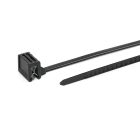 Hellermanntyton - Lanière de fixation pour bord de tôle 155 x 4.6 mm en PA66HS noir - T50SOSEC34E