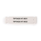 Hellermanntyton - Repères de câbles sans halogène à marquer, blanc, de taille 5x50 mm